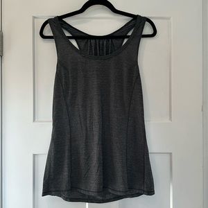 Lululemon racerback top - gray, lightweight- size 8